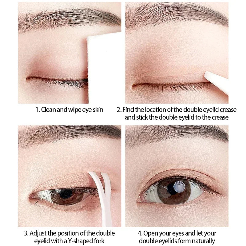 5Sheet Double Fold Eyelid Tapes Sticker Eye Lift Self-adhesive Lace
