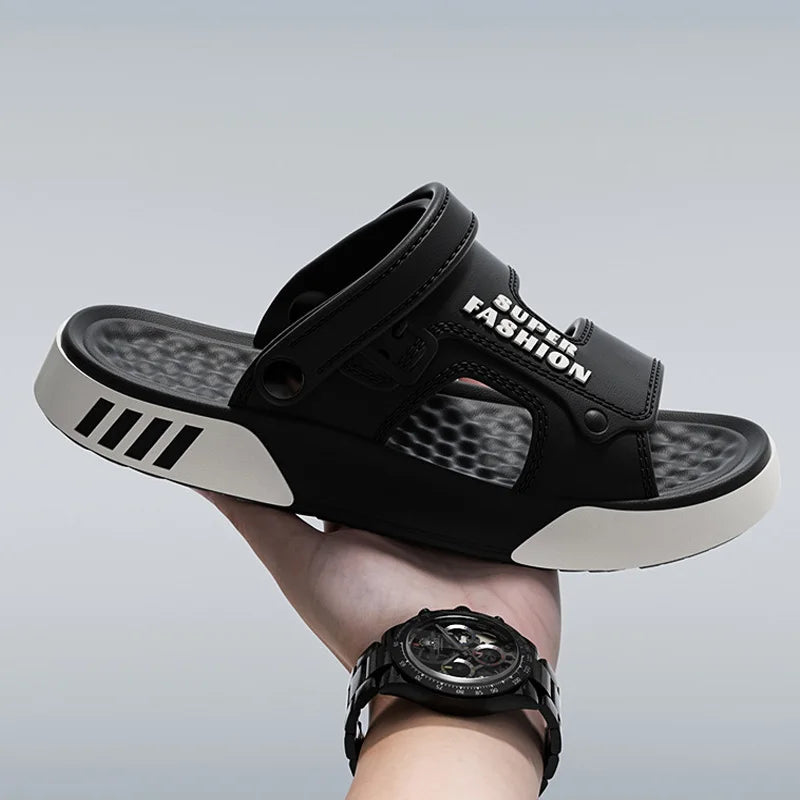 Men Slippers Summer EVA Soft-soled Platform Slides Sandals Indoor