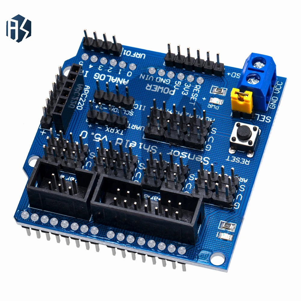 V5 Sensor Expansion Shield Board Compatible Uno R3 0 Multiple Sensors Zpaxo
