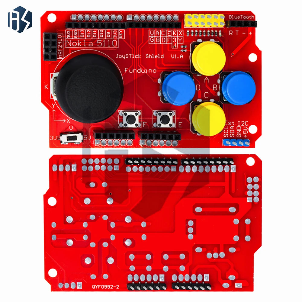 Arduino-compatible Joystick Shield Analog Keyboard Mouse Expansion Zpaxo