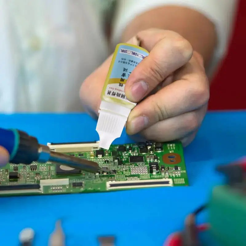 Soldering Flux Liquid Electronics Paste No Clean Pure Aluminum