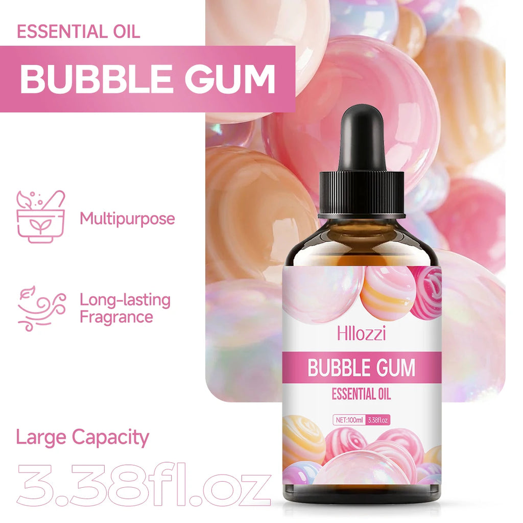 BUBBLE GUM ESSENTIAL OIL a high-quality moisturizing nourishing massage oil with a refreshing scent, suitable for all skin types Zpaxo