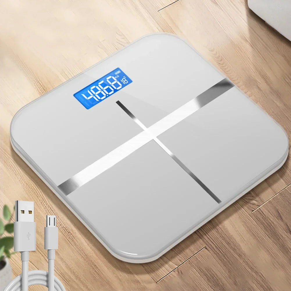 Intelligent Weight Scale HD Display Digital Body USB Charging