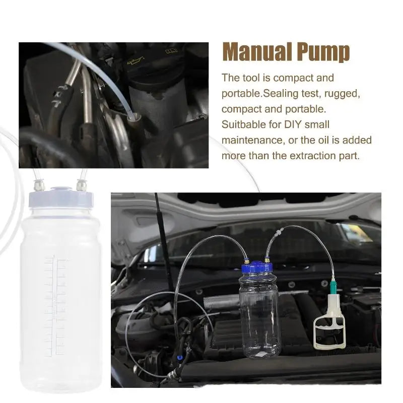Manual Hand Pump Oil Extractor – 2L Engine Oil Change Tool