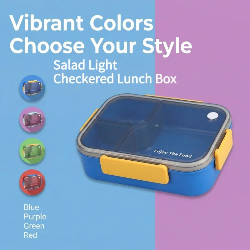 Color Leak-proof Bento Box, Multi-compartment Food Container, Home Portable Lunch Box Set Zpaxo