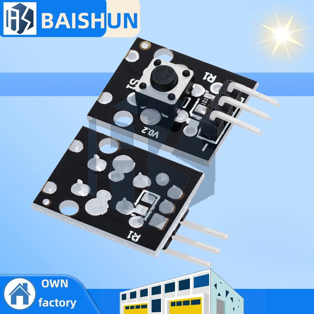 KY-004 3Pin Tactile Switch Module 6x6x5mm Push Button Arduino DIY Zpaxo