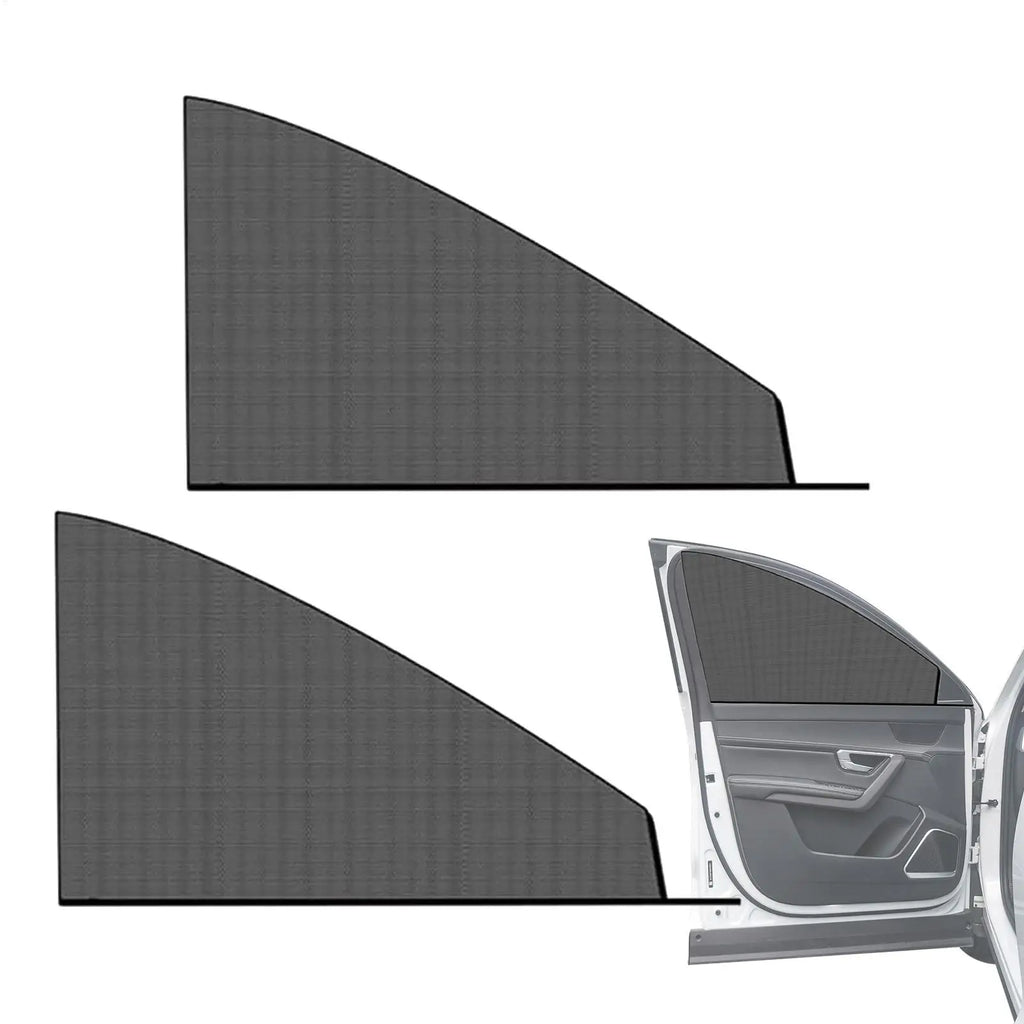 Car Window Sunshade UV Protection Mesh Curtain Cover 2-Pack Car Window Sunshade Zpaxo