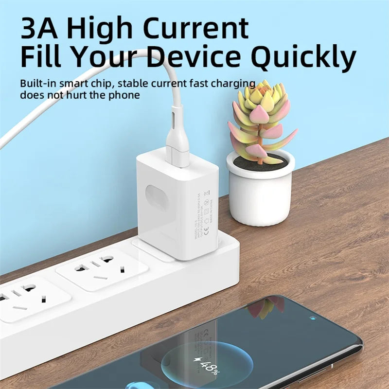 Portable USB Wall Charger – Fast 2A Travel Power Adapter USB Wall Charger Zpaxo