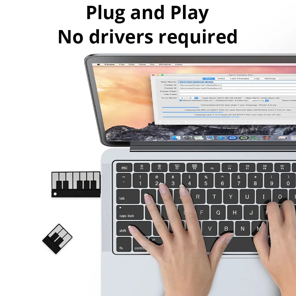 Cartoon Piano Key Flash Drive 64GB Memory Stick USB 64GB2 0 Pen Zpaxo