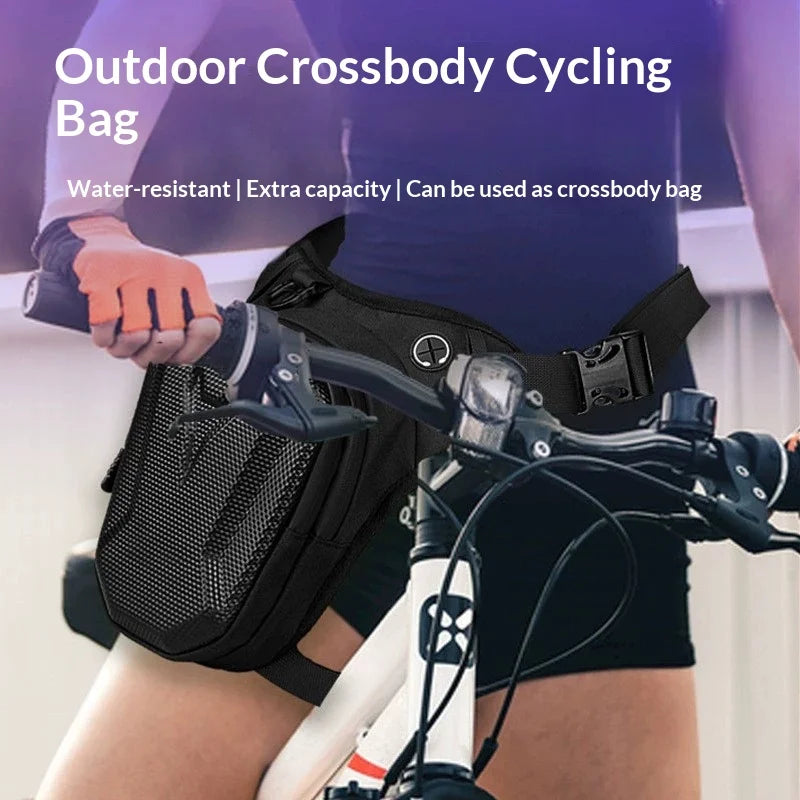 HOMEFISH Motorcycle Leg Side Bag EVA Hard Shell Outdoor Casual Waist