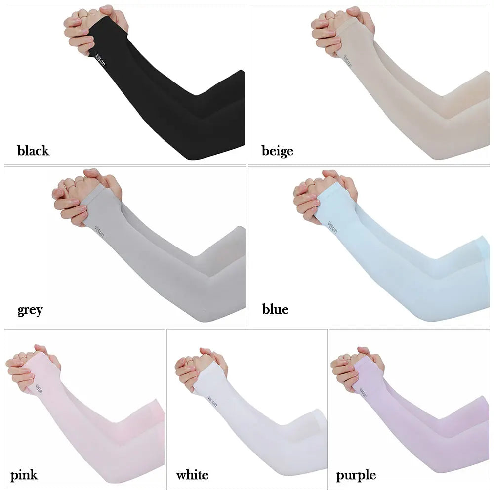 Warmer Running Summer Cooling Basketball Arm Cover Arm Sleeves Sun Protection Outdoor Sport Zpaxo