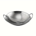 Stainless Steel Honeycomb Skillet Non-stick Handle Scratch-resistant