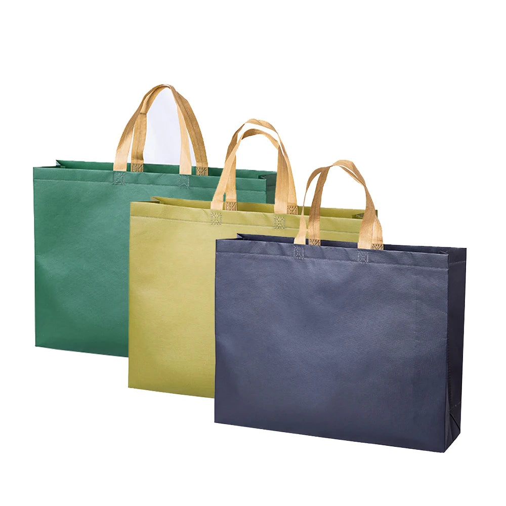Reusable Non-Woven Tote Bag – Foldable Large Grocery Shopper