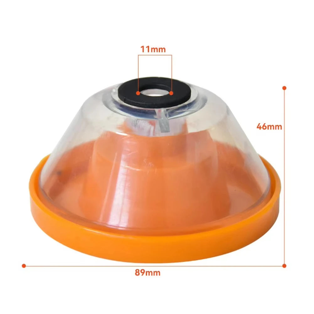 Electric Drill Dust Collector Cover – Fits 4–10mm Drill Bits Drill Dust Collector Zpaxo Orange