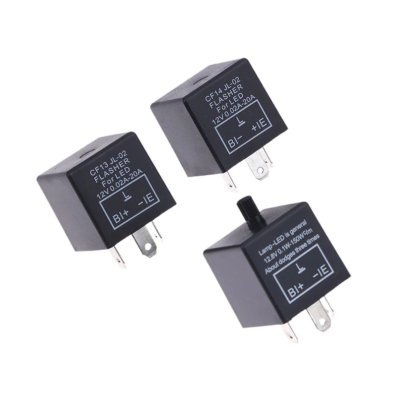 CF13 CF14 3-Pin 12V LED Turn Signal Flasher Relay | Universal