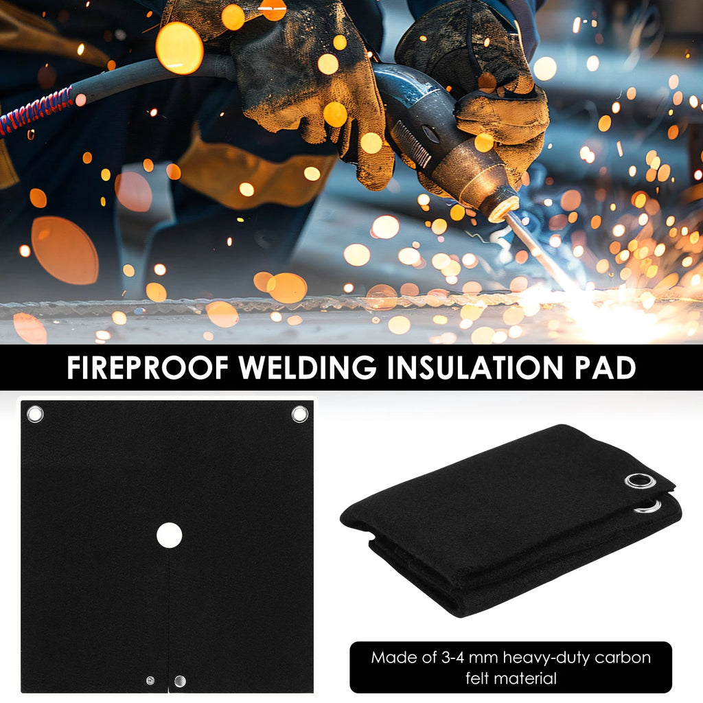 1/2/5Pcs Fireproof Welding Protective 1800°F Blanket High Temp Insulation Retardant Carbon Felt Blankets for Metal Working 2025 Zpaxo