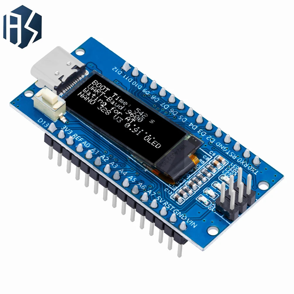 Nano V3.0 Development Board ATmega328P CH340C 0.91''white OLED Display 128*32 For Arduino Nano V3.0 MINI USB Zpaxo