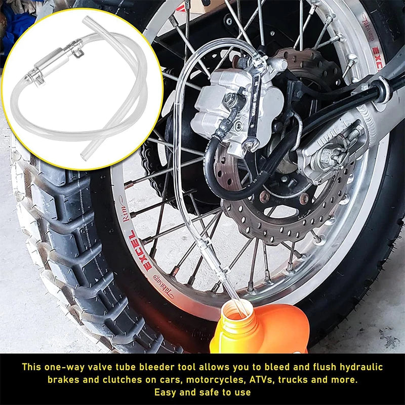 Car Motorcycle Brake Bleeding Oil Change Pump Tool Bleeder Fluid Hose
