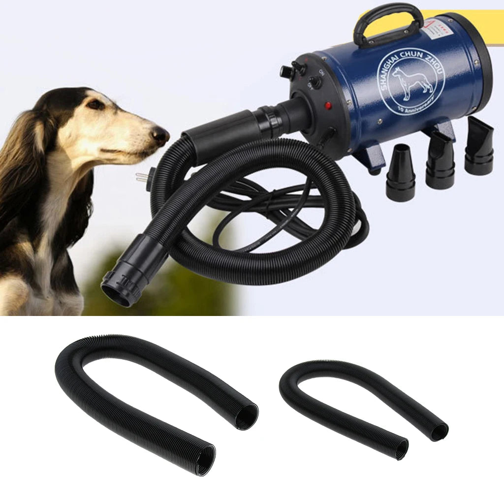 High Quality Pet Grooming Hair Dryer Accessories Heat Resistant Flexible Collapsible Hose for Pet Grooming & Dryers Part Replace Zpaxo L