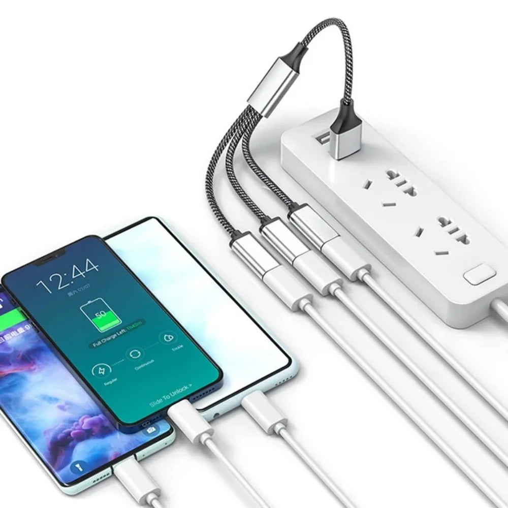 USB-C OTG Hub – 4-Port Type-C to USB Splitter Adapter USB-C Hub Adapter Zpaxo
