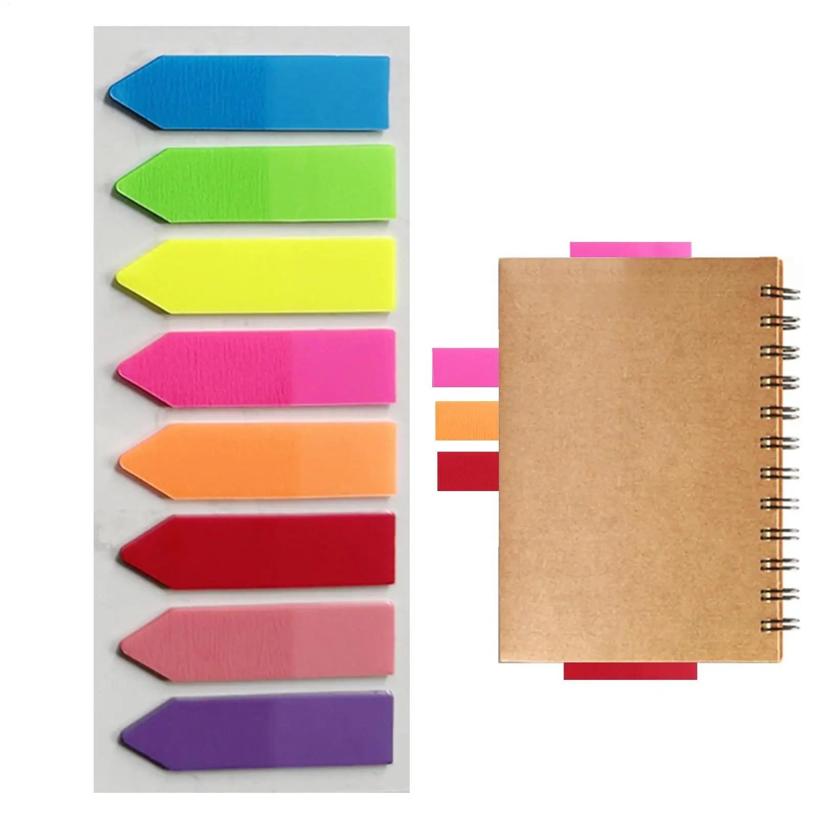Page Markers Sticky Tabs Multicolor Sticky Writable Repositionable Index Tabs Flags for Pages Book Markers School Supplies Zpaxo