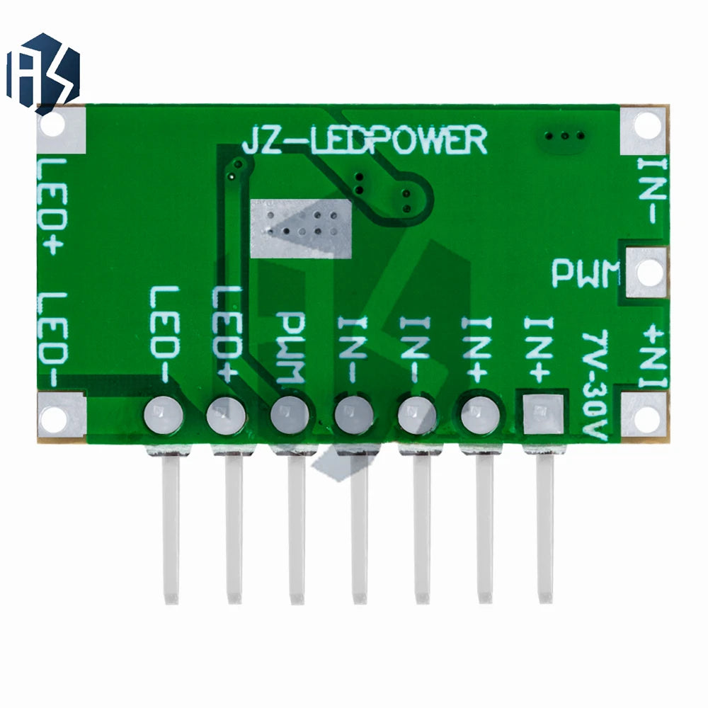 3W LED Lamp Driver: DC-DC Step-Down Buck Converter (7-30V IN to 1.2-28V OUT, 700mA) with PWM Dimming Support Zpaxo