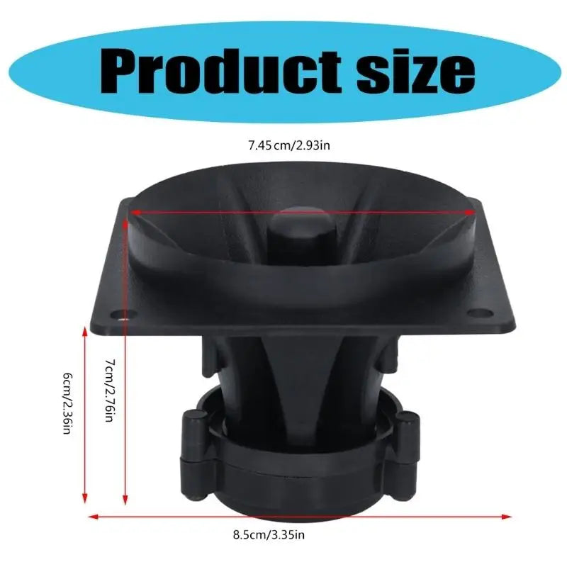 652F Durability 3Inch Square Tweeter Speaker For Indoor And Outdoor Use Treble Zpaxo