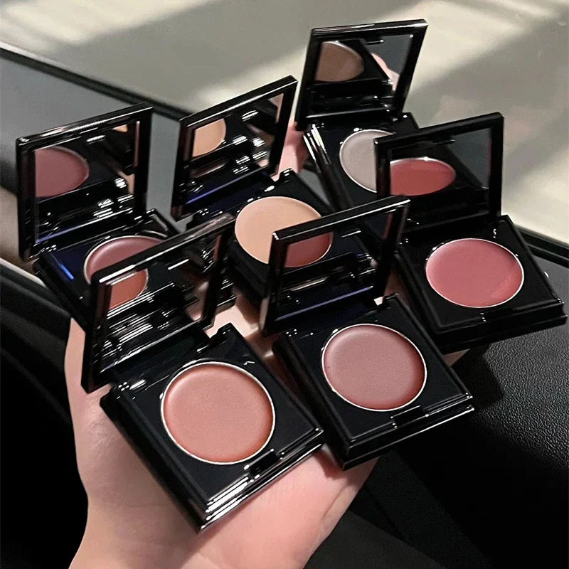 Small Square Lip Mud Clay Matte Lipstick Blush Makeup Long-lasting Non-stick Cup Red Lip Tint Pigment Mousse Lipstick Cosmetics Zpaxo