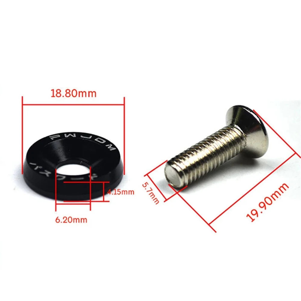 Accessaries Car Fasteners Engine Styling Fender M6 JDM Washer Zpaxo