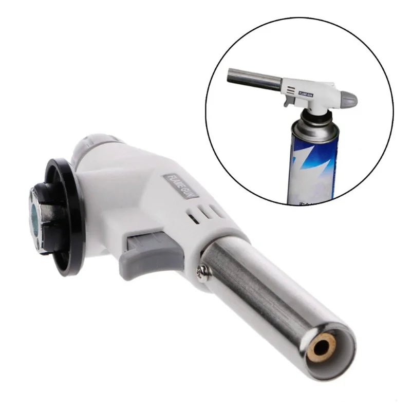 1 2 Welding Gas Burner Flame Torch Gun Blowtorch Cooking Soldering