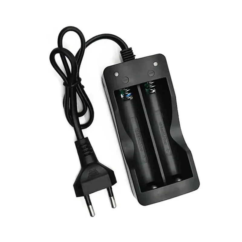 2 Slots 18650 Battery Charger EU Plug Multifunctional Smart Fast