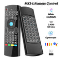MX3 Voice Remote Control Wireless Air Mouse Mini Keyboard Backlit Zpaxo MX3-English