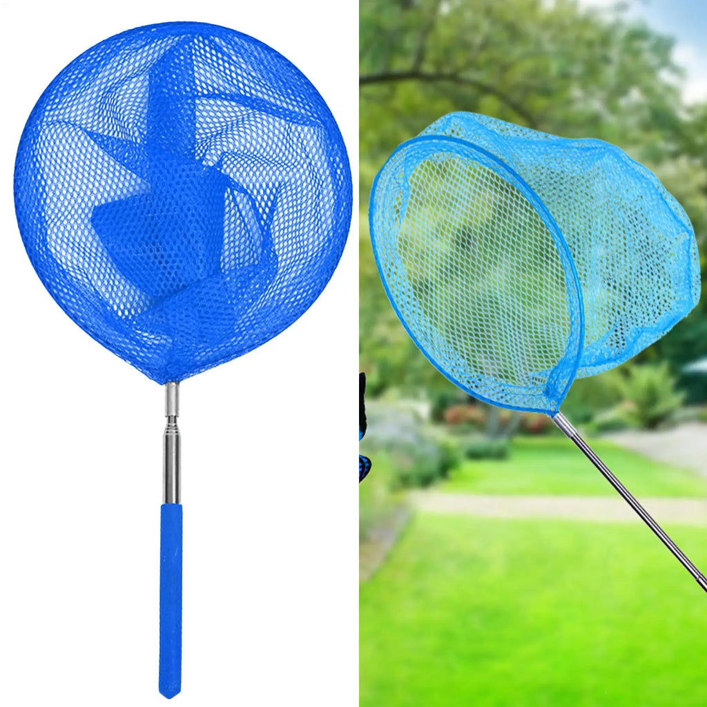 Professional Leaf Rake Deep Bag Swimming Pool Skimmer Net Telescopic
