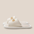Soft Solid Women's Linen House Slippers Non-slip Lightweight Comfort