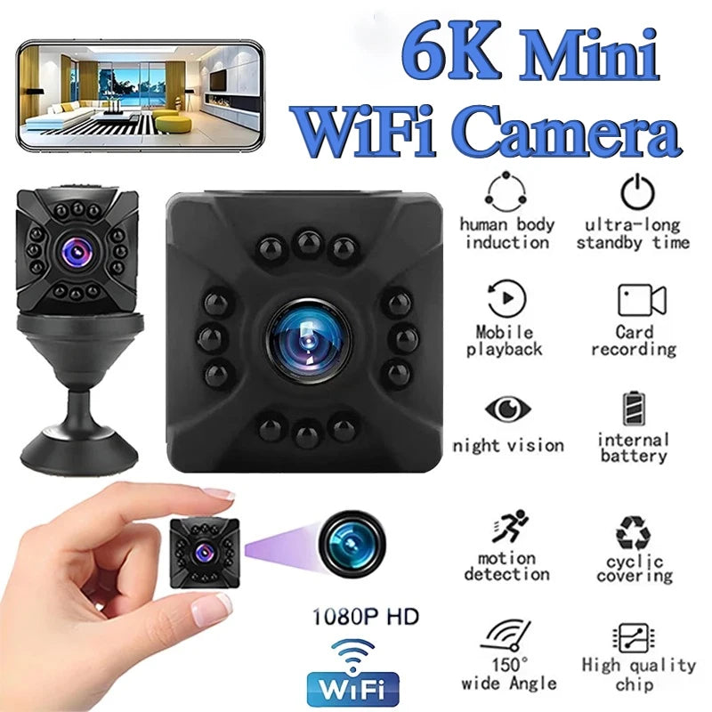 6K Full HD Camera Mini Hotspot Wifi Remote Monitor Rechargeable