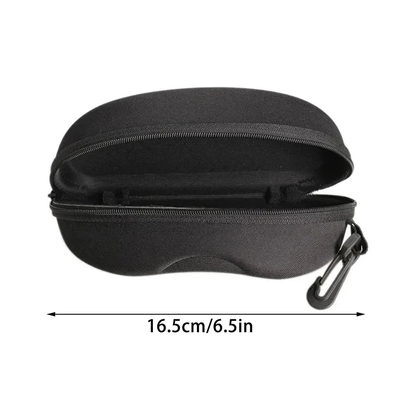 EVA Zipper Sunglasses Case with Hook – Shockproof Eyewear Pouch