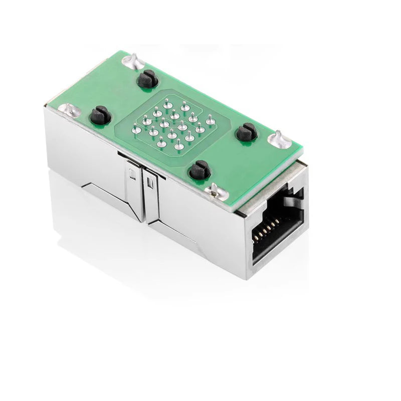 Network Cable Pair Connector Extender Adapter RJ45 Gigabit Dual Pass Zpaxo