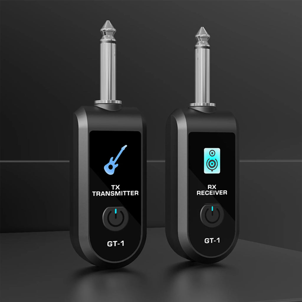 Wireless Guitar Audio Transmitter Receiver Precise Sound Rechargeable