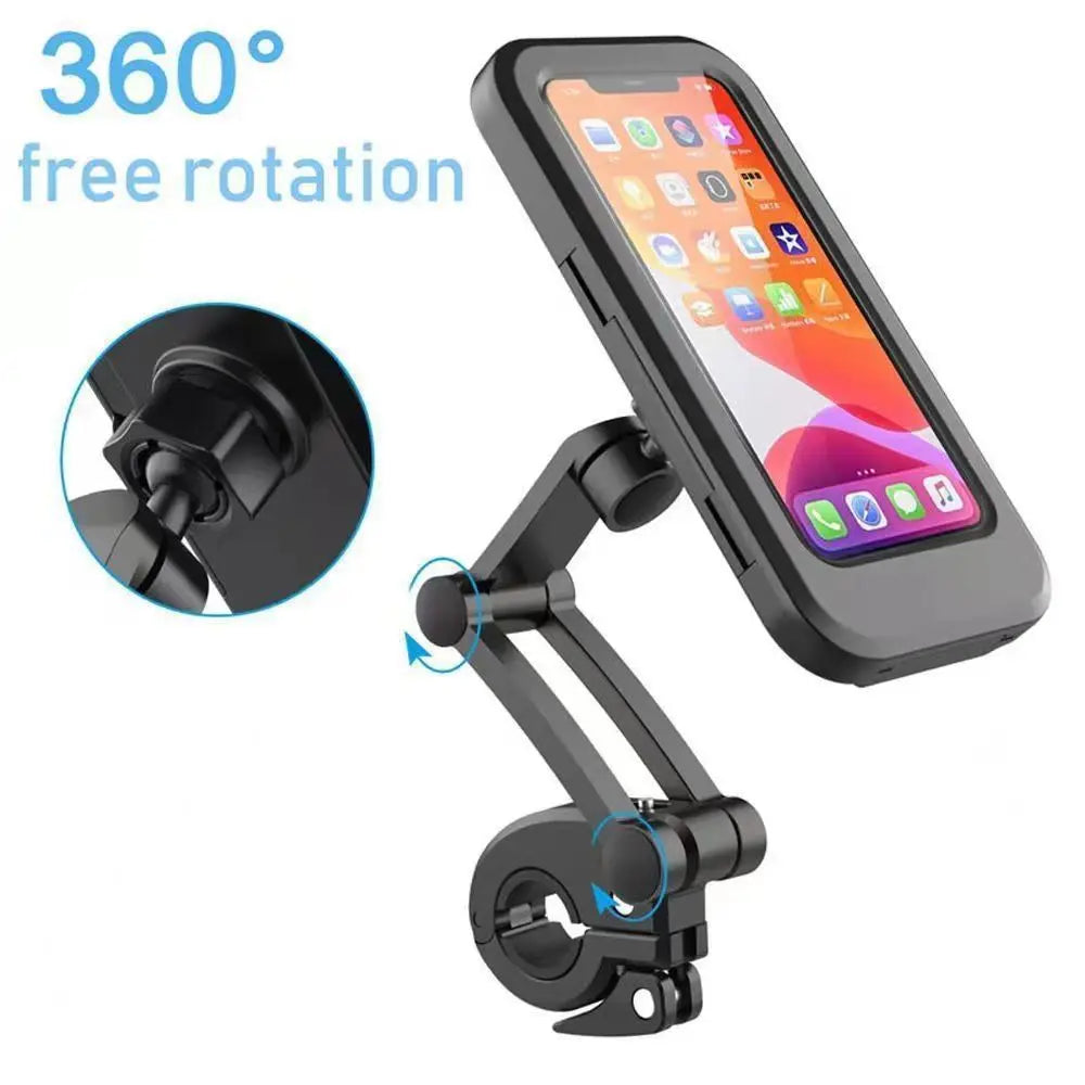 Waterproof Motorcycle Bike Mobile Phone Holder Magnetic Universal Zpaxo