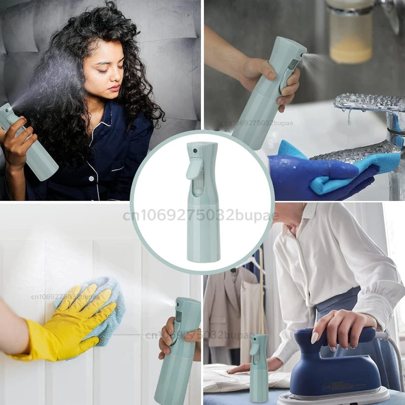 Continuous Spray Oil Spray Bottle Plastic Baking Oil Spray Bottle BBQ Cooking Garden Plant for Hair Salon Daily Moisturizing Zpaxo