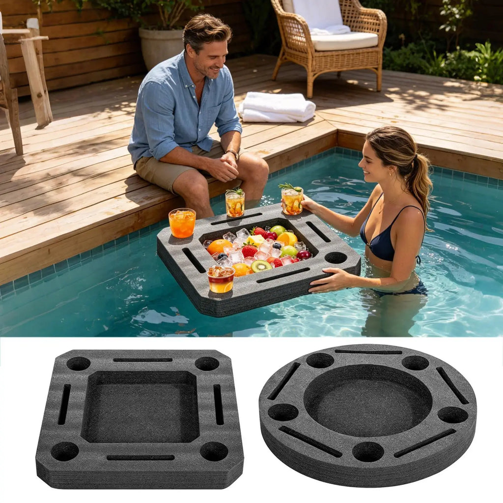 Creative Multi-function Floating Drink Rack Multi-hole Stable