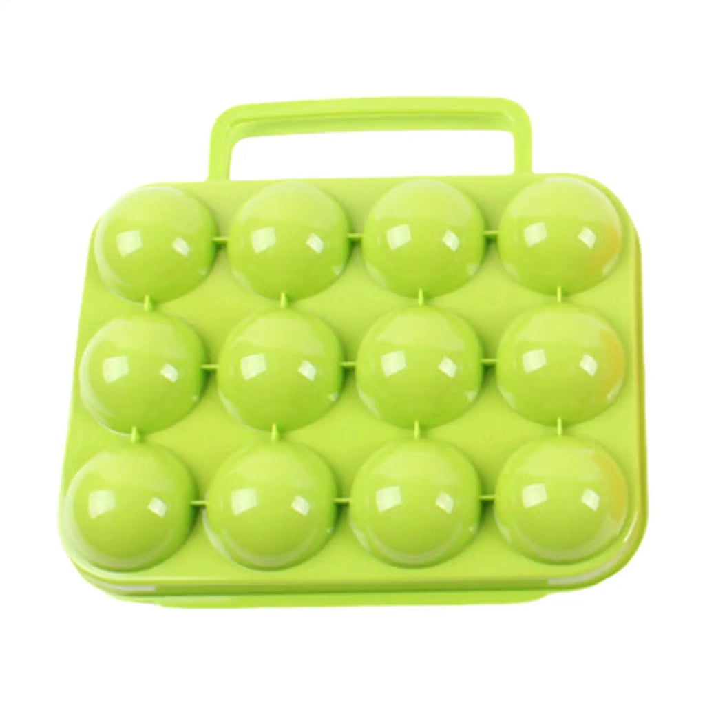 Camping Egg Holder – 2/4/6/12 Grid Portable Storage Box Camping Egg Container Zpaxo
