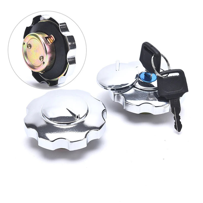 Diameter Motorcycle Fuel Gas Tank Cap Cover Lock Keys CG125 Spare Zpaxo