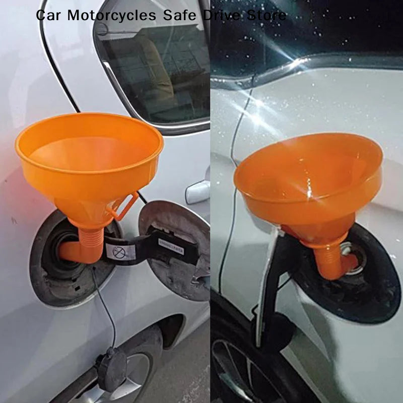 1 Engine Refueling Funnel Filter Car Motorcycle Truck Oil Gas Filling
