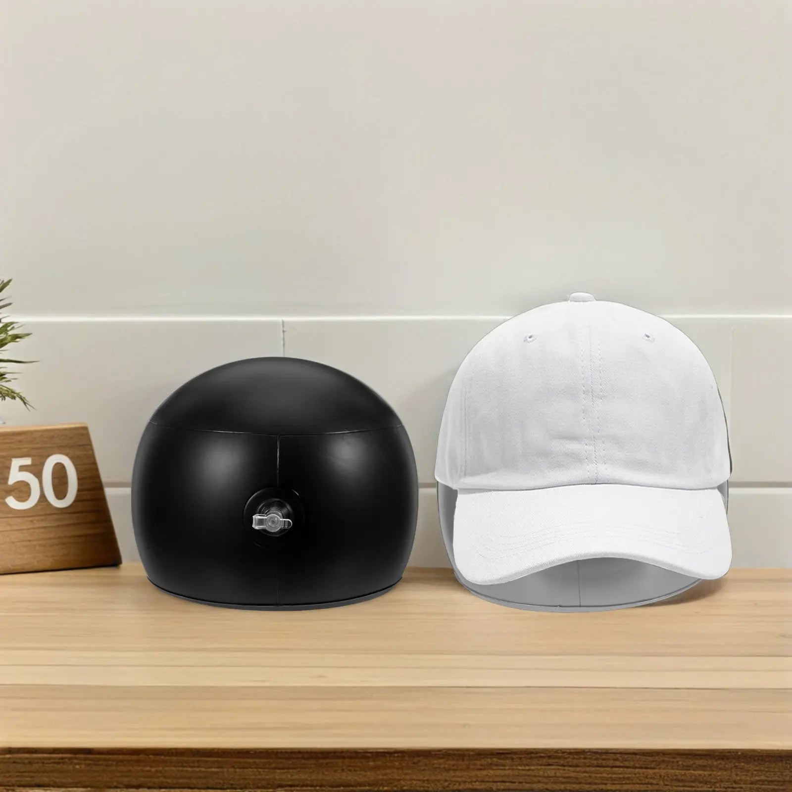 Inflatable Hat Display Stand Portable Foldable PVC Cap Holder