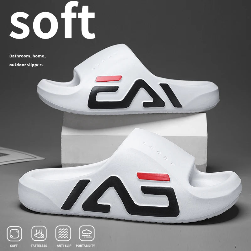 Extra-thick Sole Men Soft Air Cushion Casual Slippers EVA Sandals