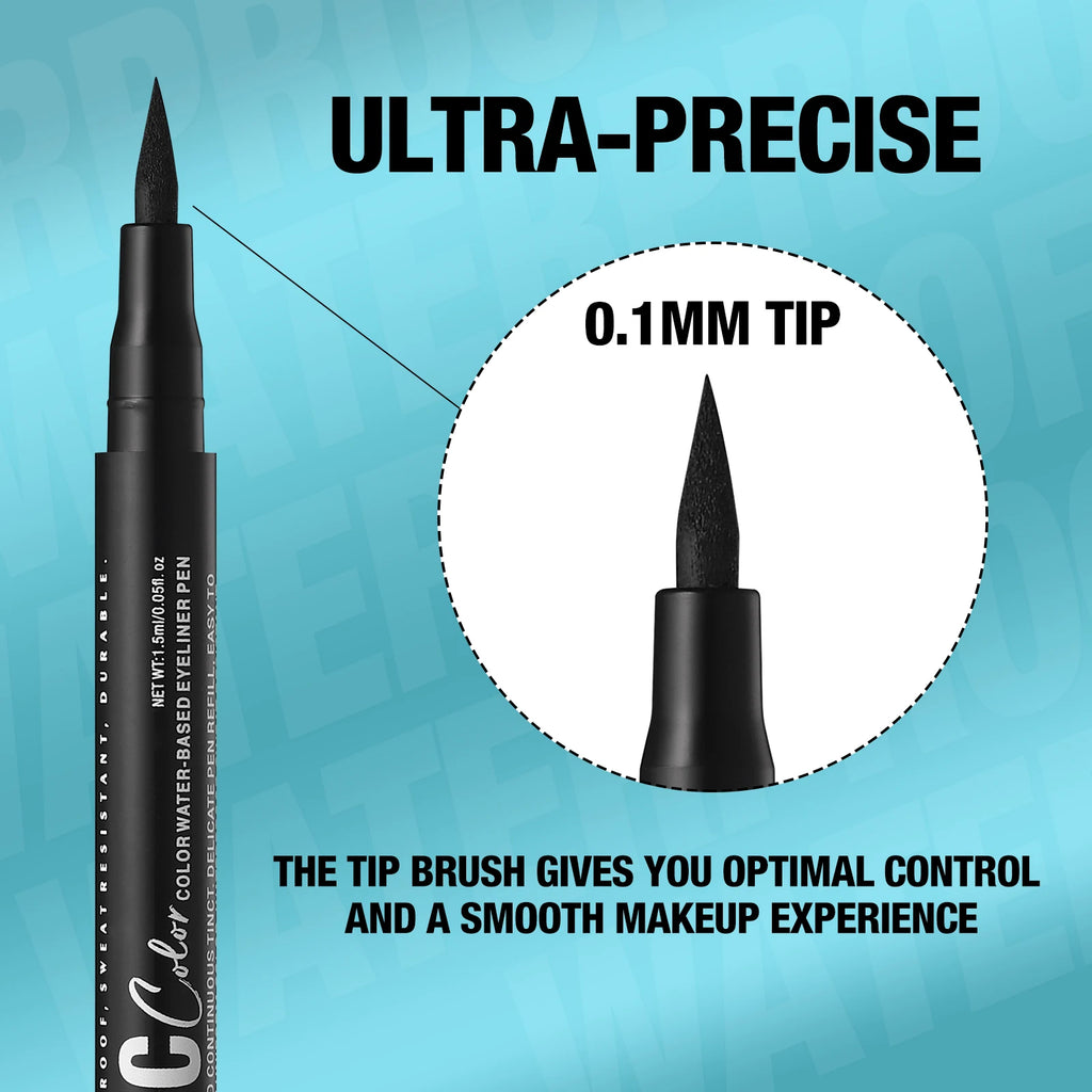 Liquid Eyeliner Pen Waterproof Sweat Proof Non Smudging Easy Apply