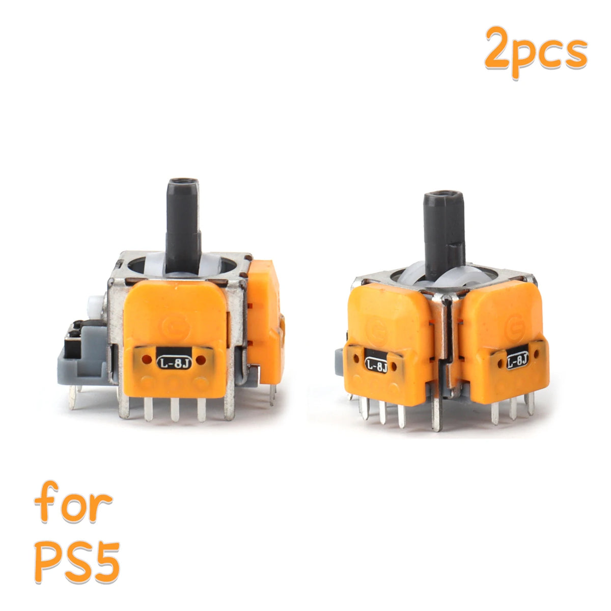1 Pair Replacement Hall Effect Joystick 3D Analog Joystick for PS5 PS4 Xbox One XSX Controller ThumbStick Repair Parts Accessory Zpaxo For PS5
