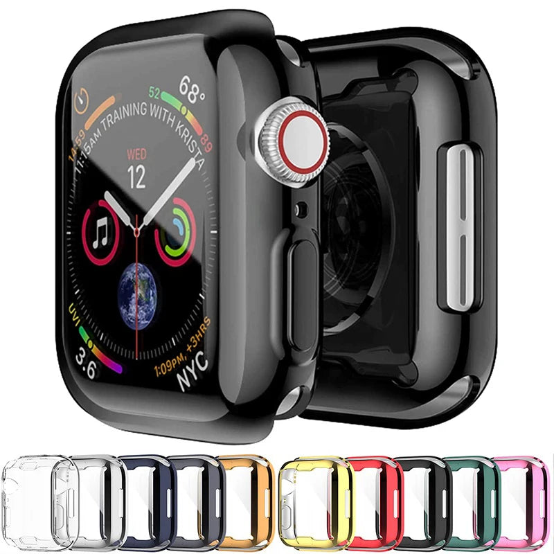 Cover Apple Watch Case Accessories Protector Bumper Iwatch Series