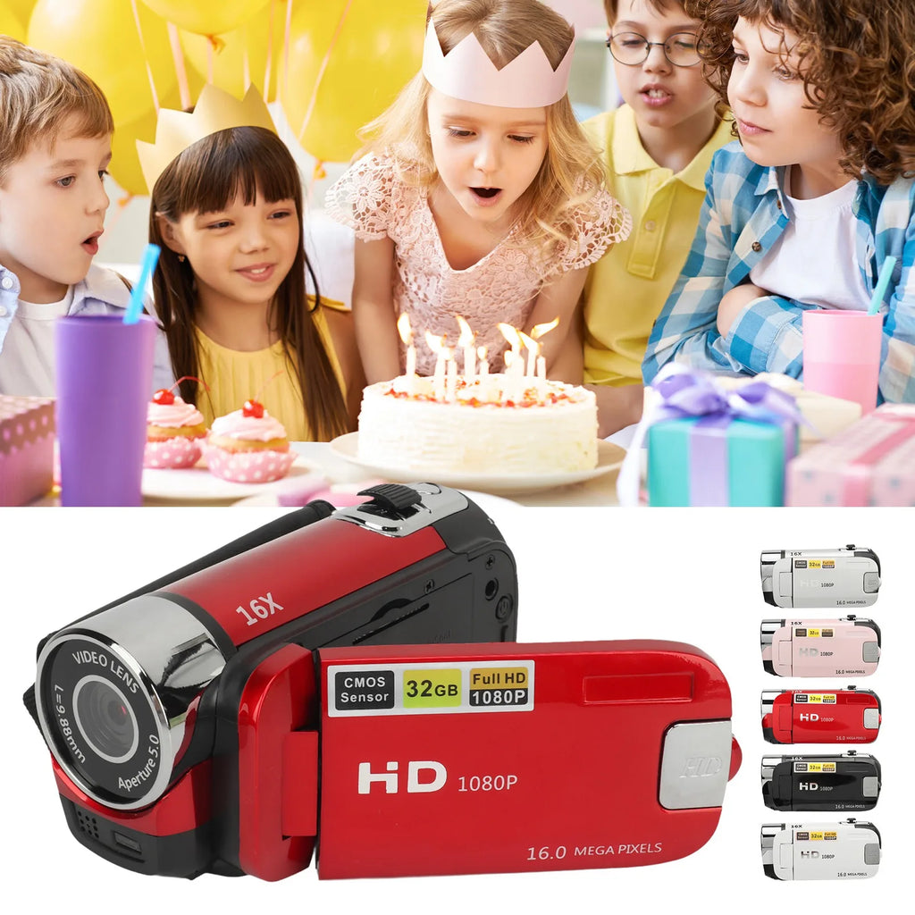 16MP Digital Camera Video Recorder USB Port Connection 1080P
